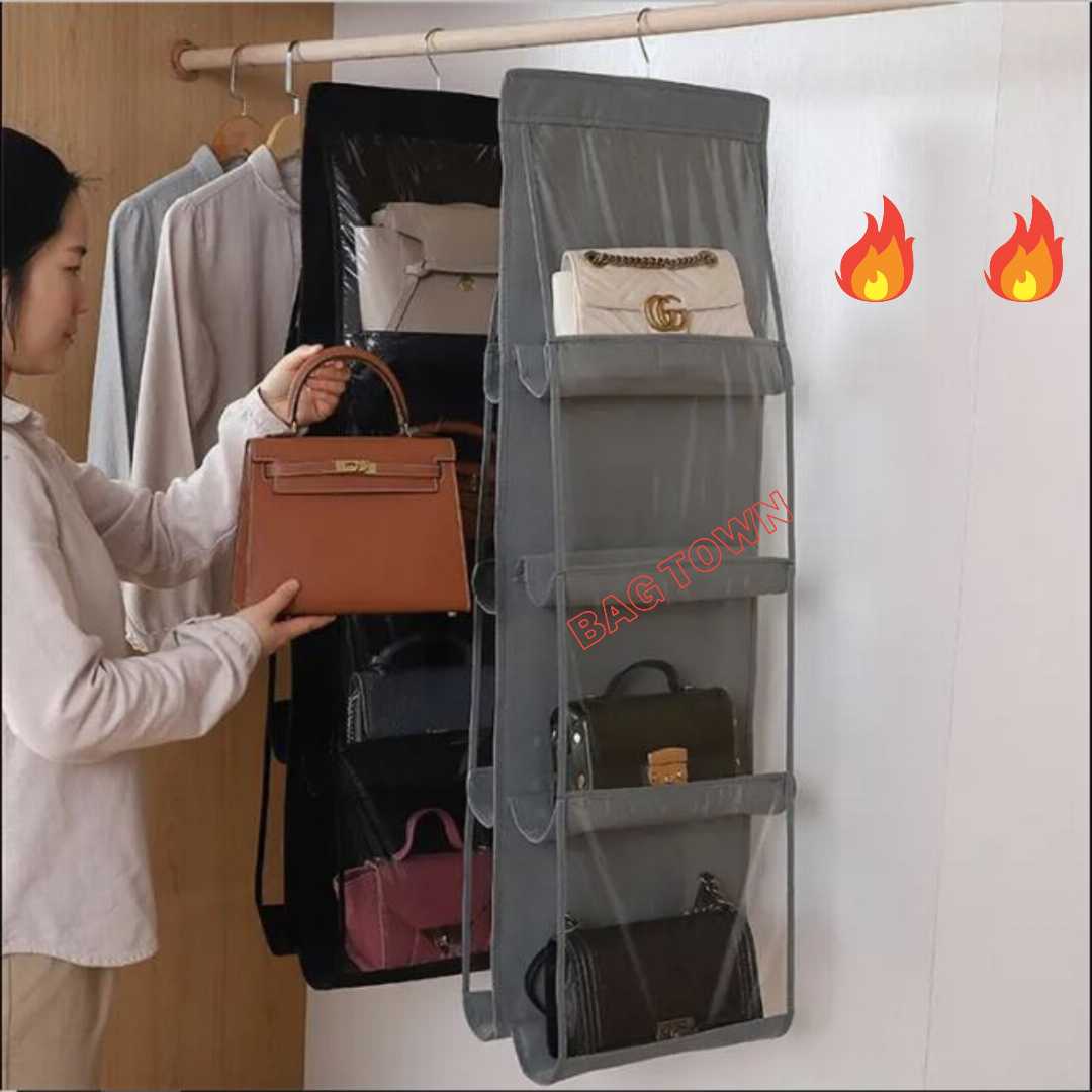 Hanging,Bag,Organizer,8,Pocket,Handbag,Organizer,Premium,Quality,Hanging,Bag,Organizer