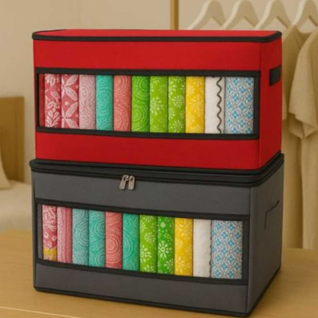 (4,Pcs,Pack),Front,Side,Transparent,Cloth,Organizer,Box