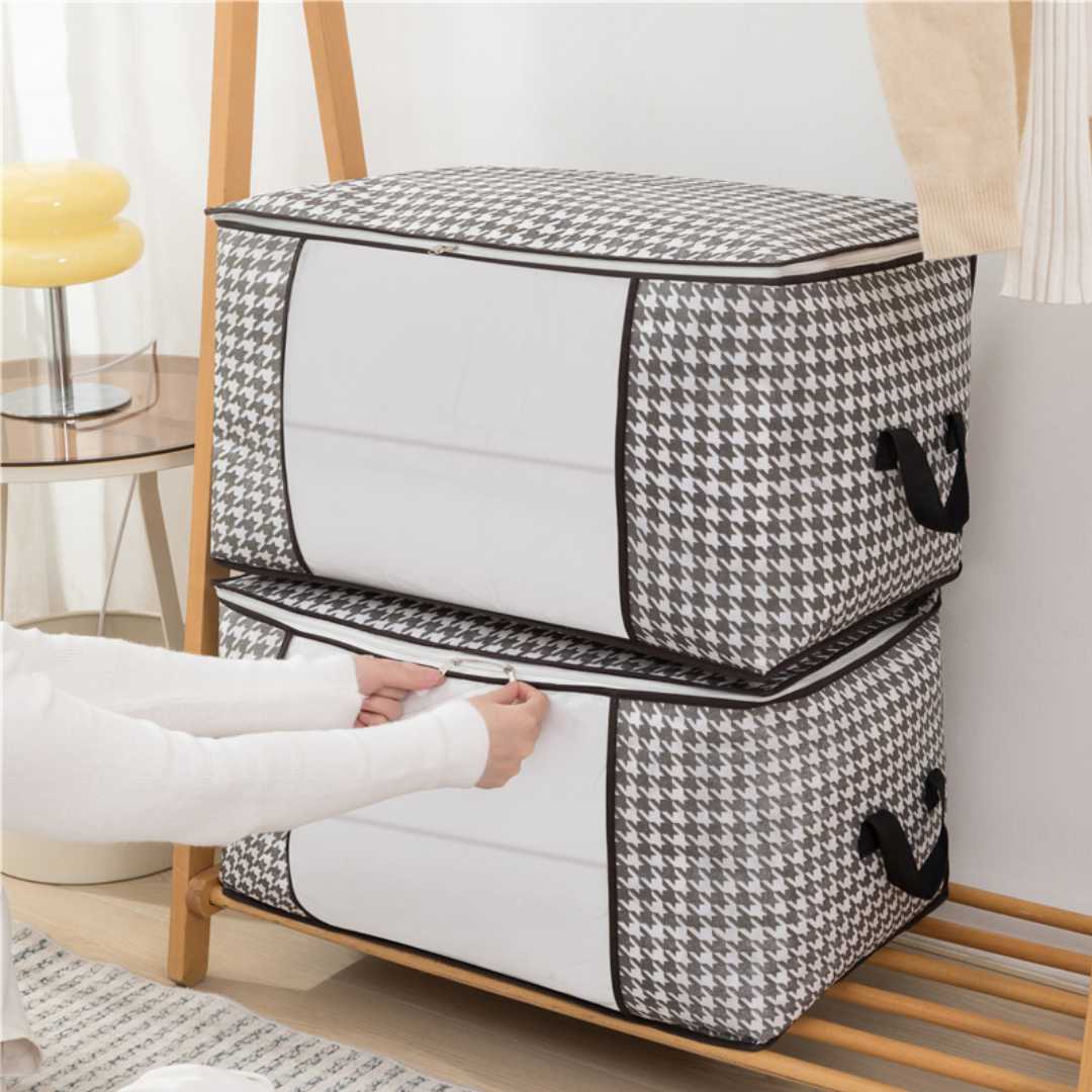 New,Printed,Quilt,Storage,Bag,Horizantal,3,pcs,