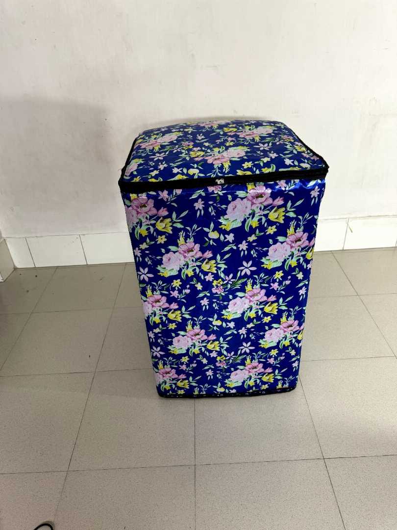 Navy,flower,ওয়াশিং,মেশিন,কাভার,(৬-১৫),কেজির,জন্য