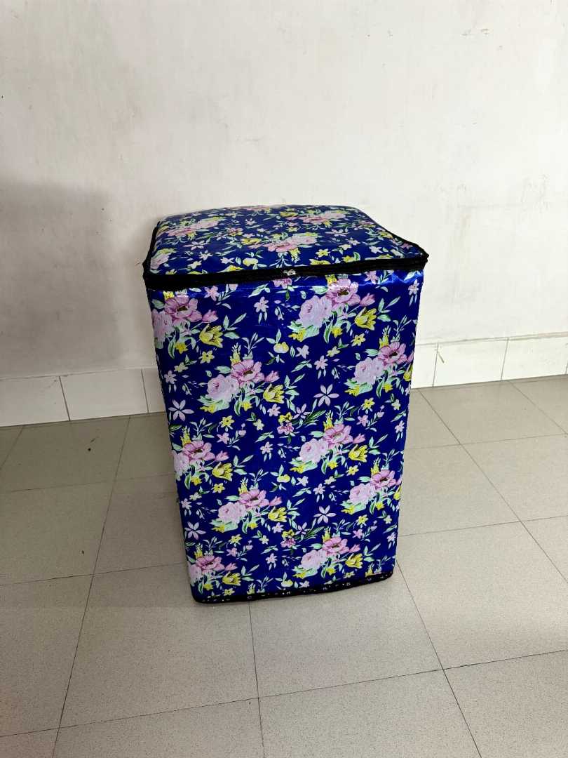 Navy,flower,ওয়াশিং,মেশিন,কাভার,(৬-১৫),কেজির,জন্য