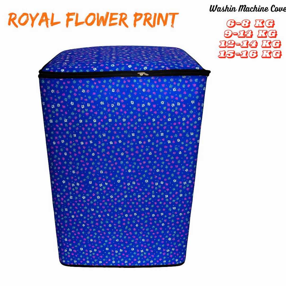 Royal,Flower,Pint,,Top,Loding,ওয়াশিং,মেশিন,কাভার,(৬-১৫),কেজির,জন্য