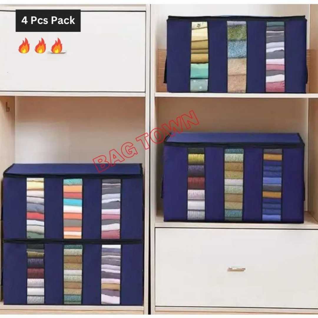 XXL,New,Cloth,Storage,Bag(Extra,Large),3,Cello,Cloth,Storage,Bag,5,PCS