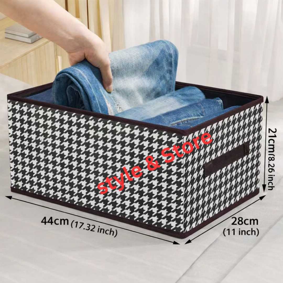 Printed,Cloth,Organizer,Box,,Cloth,Storage,Box