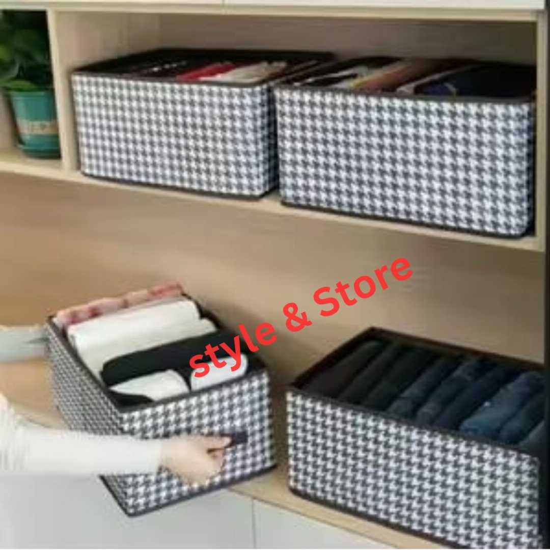 Printed,Cloth,Organizer,Box,,Cloth,Storage,Box