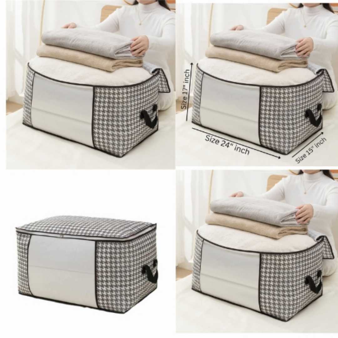 New,Printed,Quilt,Storage,Bag,Horizantal,3,pcs,