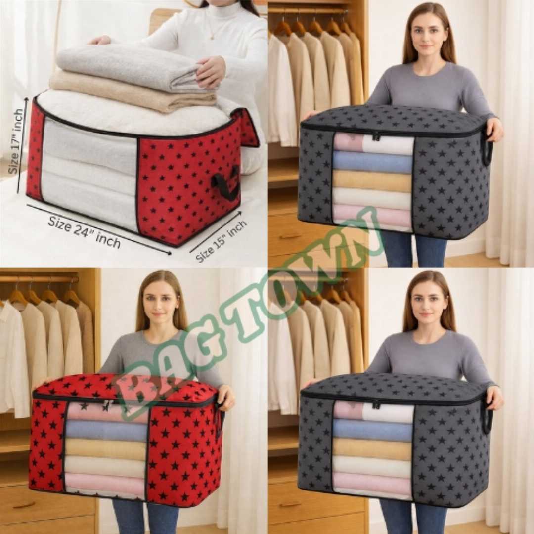 Star,Pint,Quilt,Storeg,Bag,4,pcs,